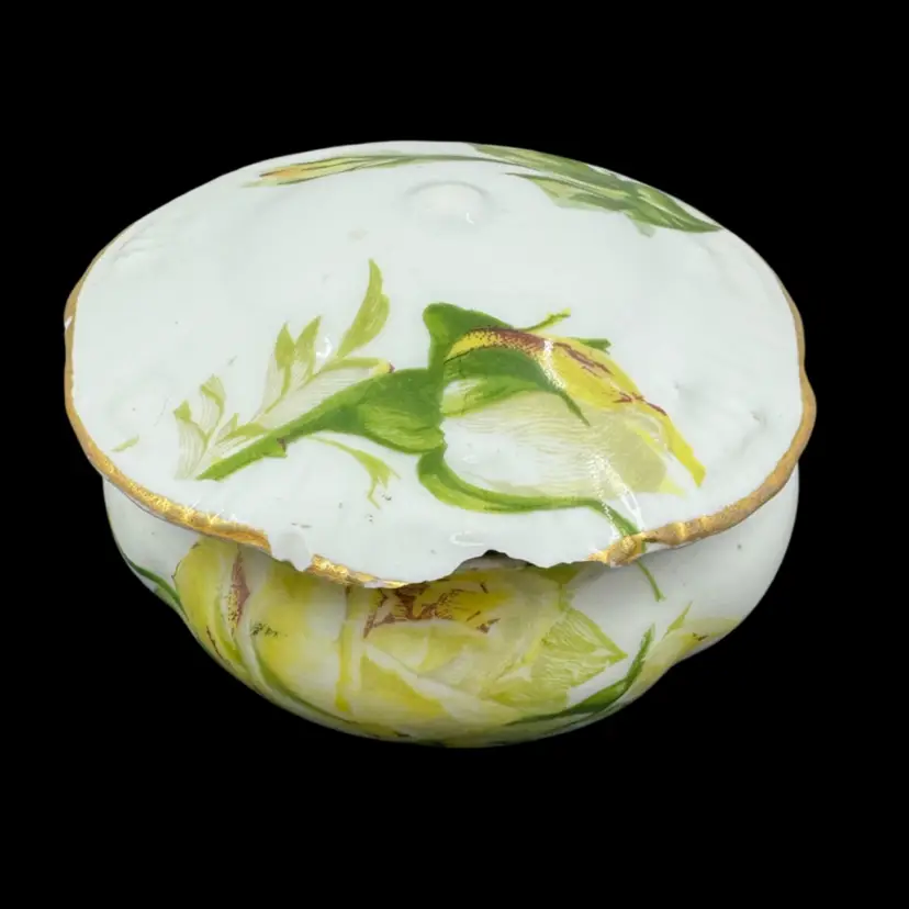 Limoges France Trinket Box, 2 Chips As Shown