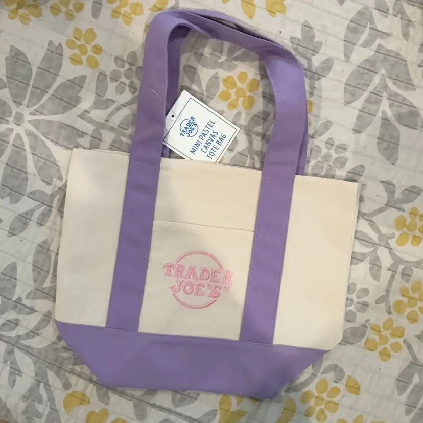 Trader Joe’s Mini Tote Bag - Lavender Purple