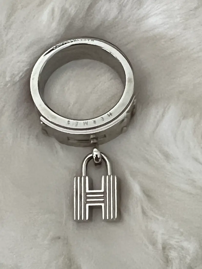 Authentic Hermes Scarf Ring