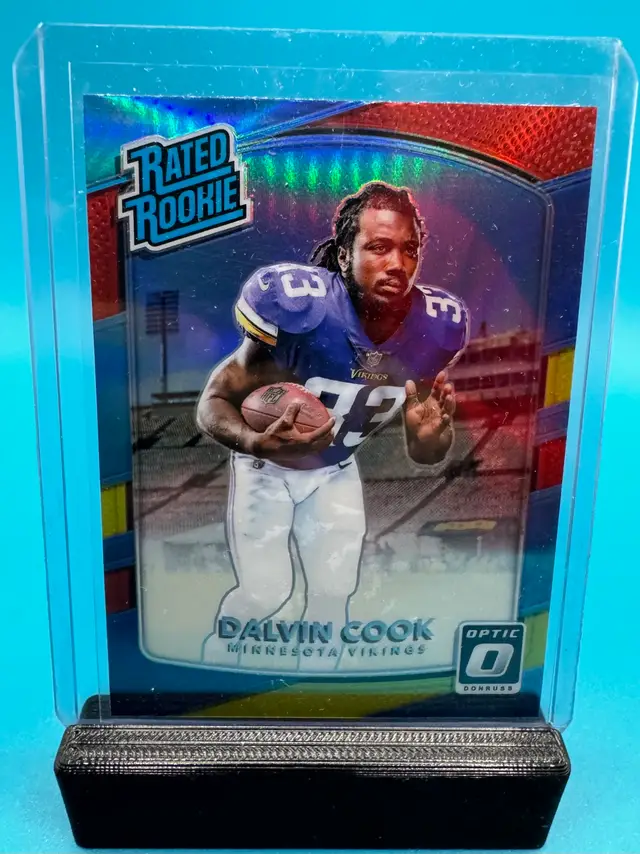 Dalvin Cook Optic Rated Rookie Red Yellow Prizm Baltimore Ravens