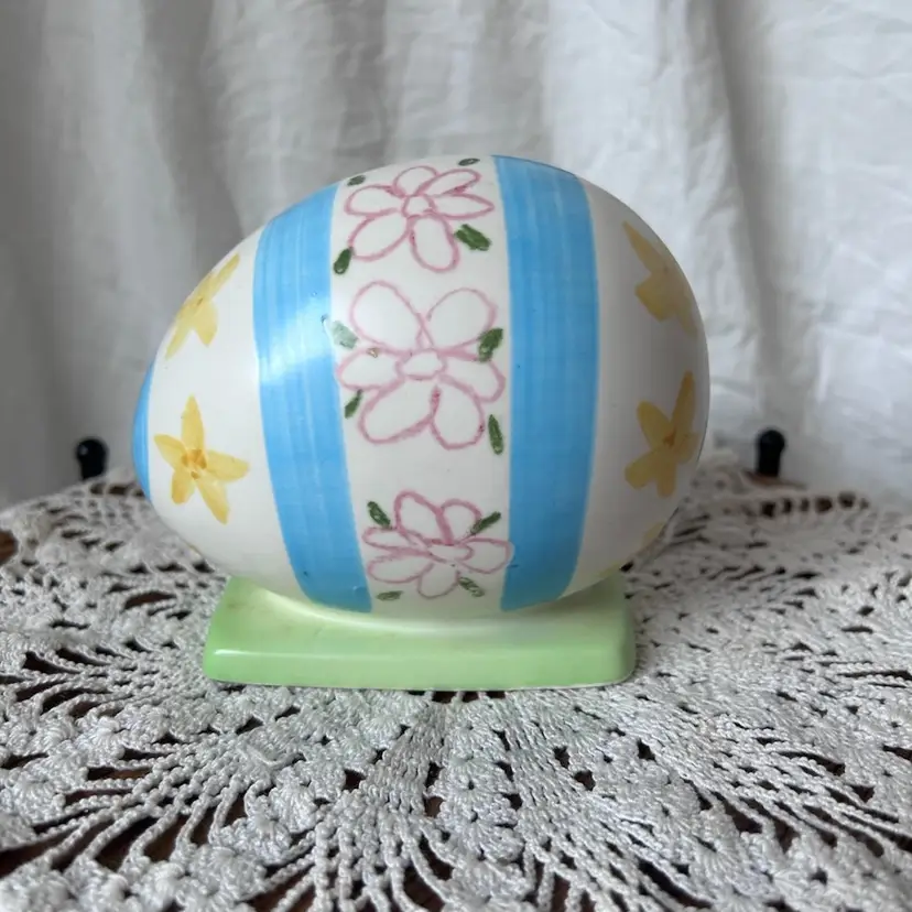 VINTAGE INARCO CERAMIC EASTER EGG PLANTER E439/s FROM 1961