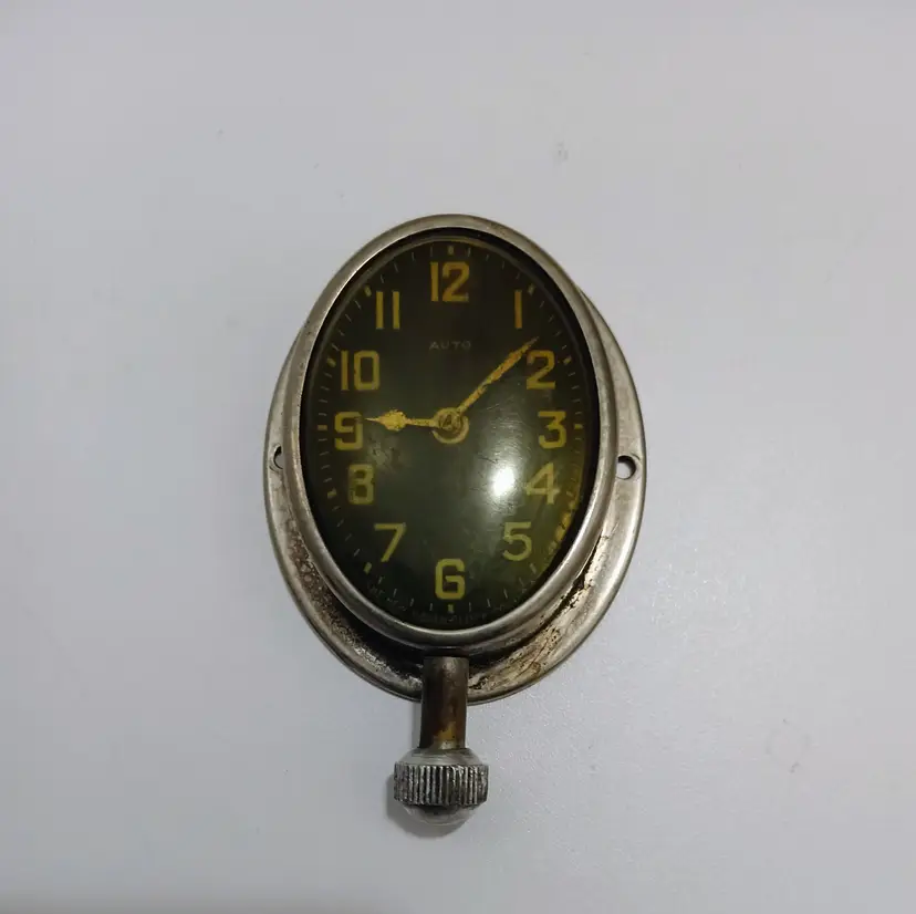 Antique Automotive Dashboard Clock
