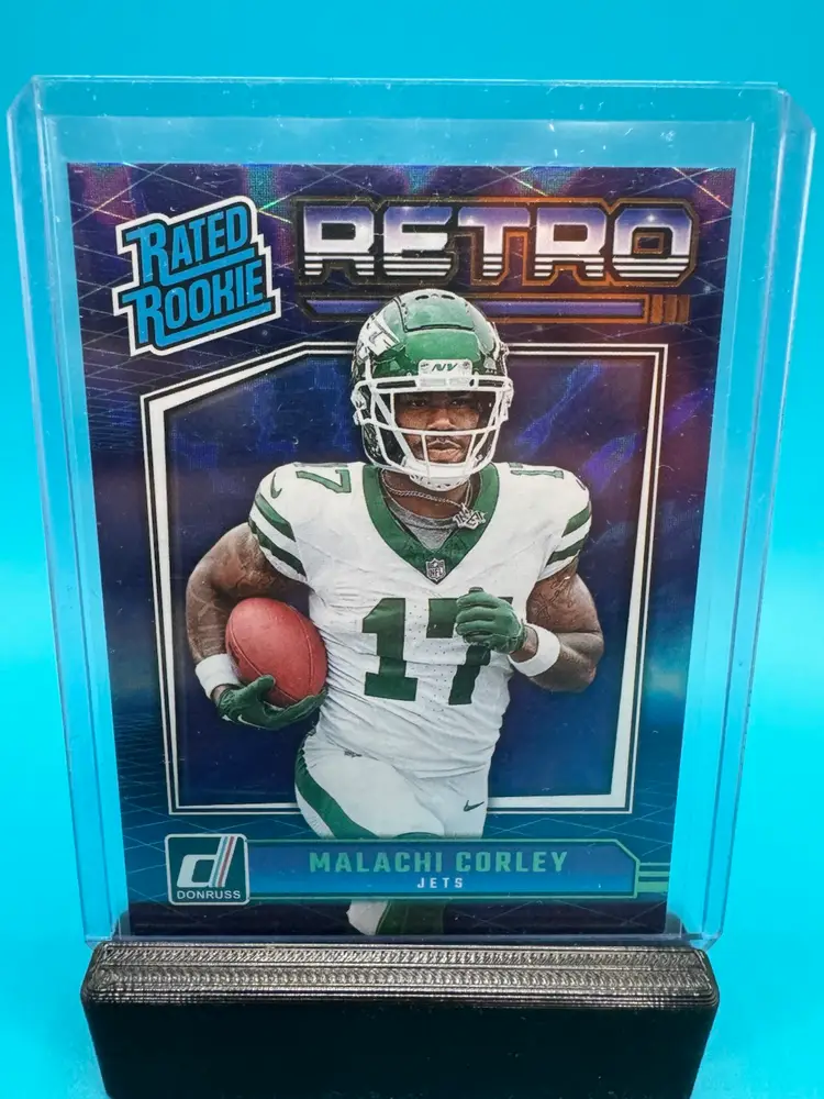 Malachi Corley Donruss Rated Rookie Retro New York Jets