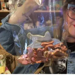 Copper cooker, copper cookie cutter lot, number two