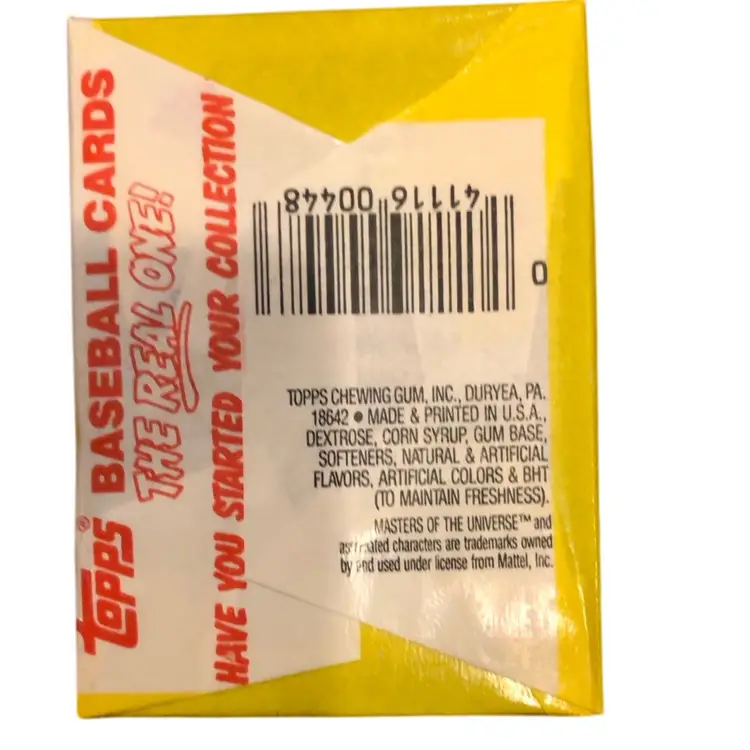 MOTU Skeletor 1984 Topps Sealed Wax Pack