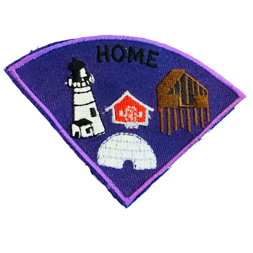 Vintage Scouting Fun Patch : Home Camping Patch