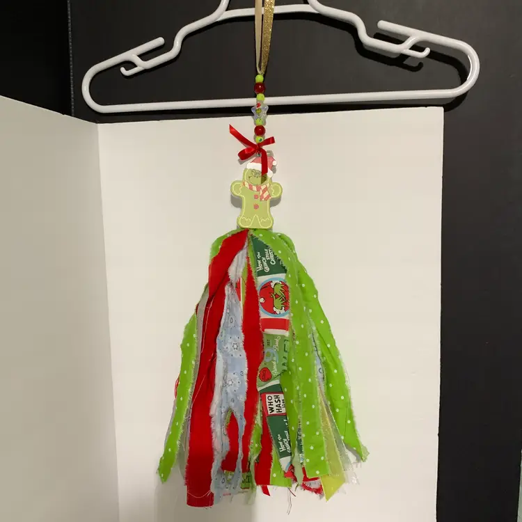 Wood Grinch Tassel Made By Me #1