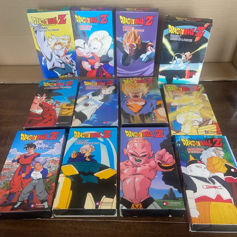 Dragon Ball Z VHS Tape Lot Of 12