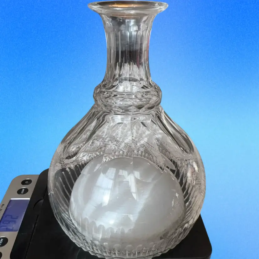 Crystal Decanter With Music Box