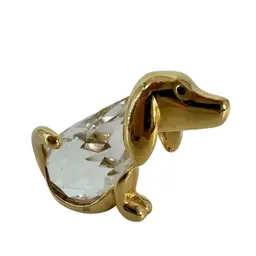 Small Crystal Dog Figurine