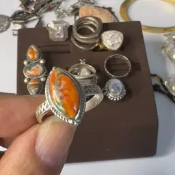 Marquis Mixed Stone Ring 9