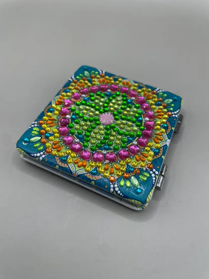 Handmade Rhinestones Mirror