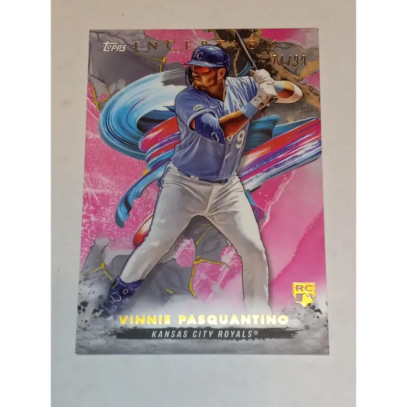 Vinnie Pasquantino (RC) 2023 Topps Inception #21 Pink 74/99 Royals