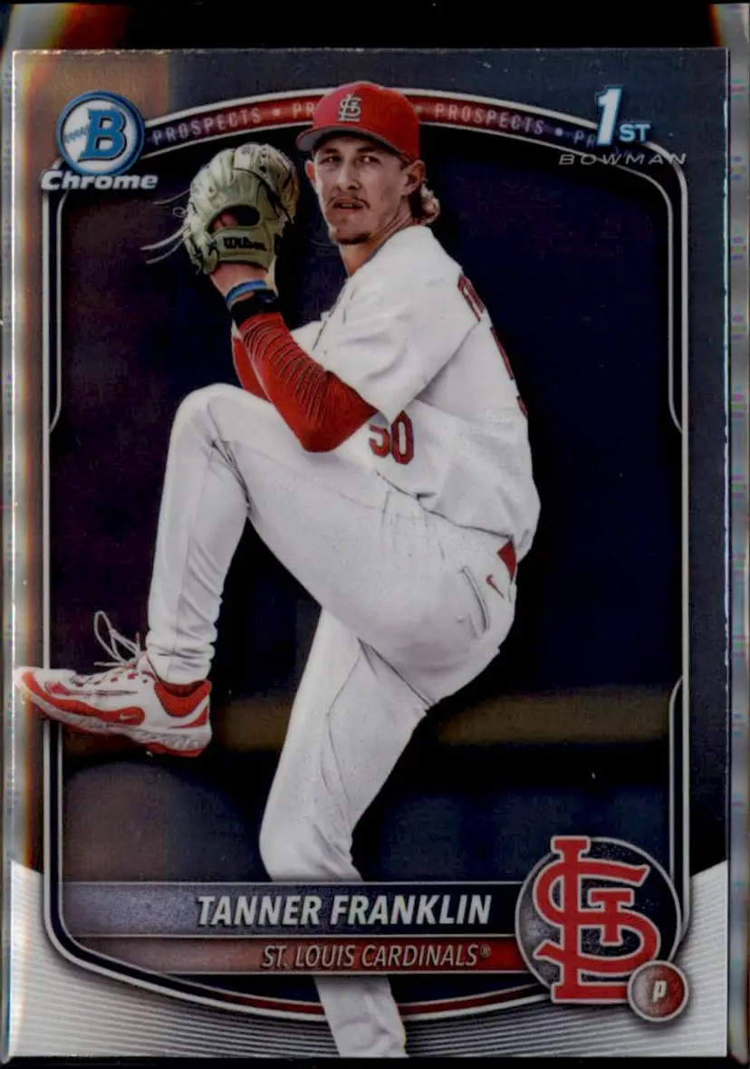 2025 Bowman Draft #BDC-90 Tanner Franklin Chrome - (138) - St. Louis Cardinals