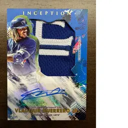 Vlad Guerrero Jr. - Toronto Blue Jays - 2020 Topps Inception JUMBO Relic AUTO /10 Blue