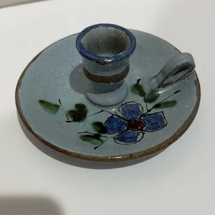Hand Painted Candlestick