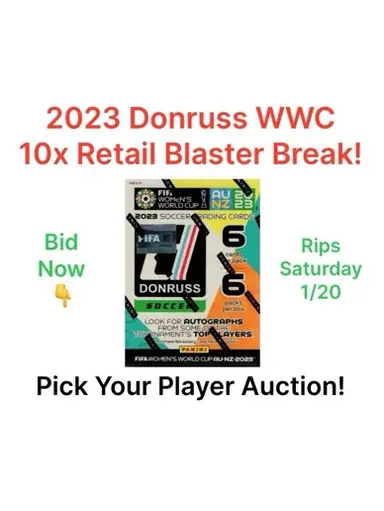 2023 Donruss WWC 10x Retail Box Break 