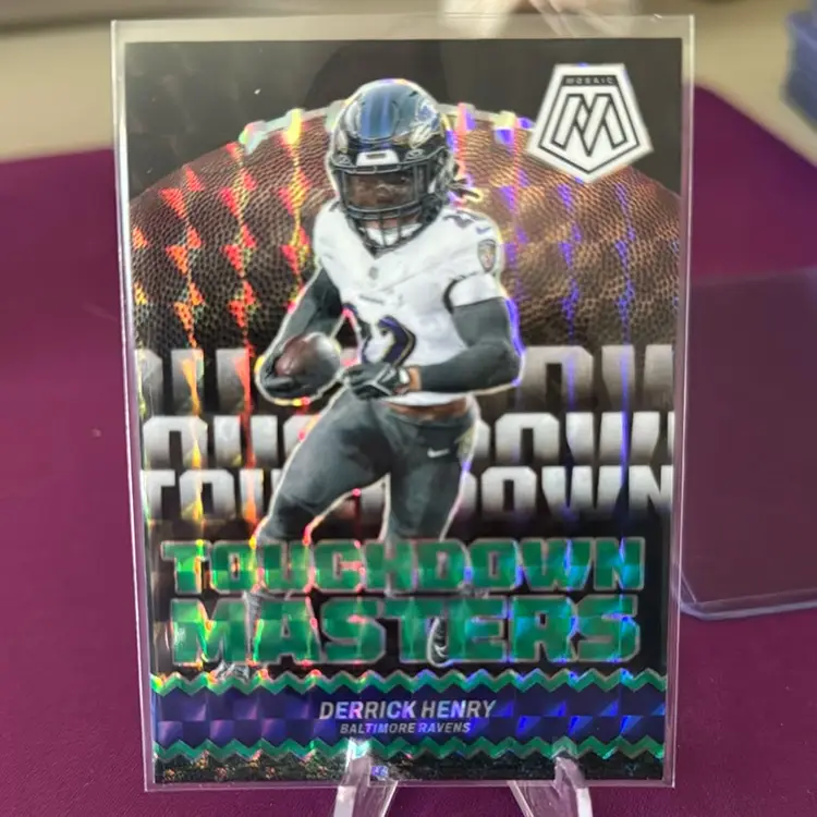 Derrick Henry 24 Mosiac Touchdown Masters Green Prizm