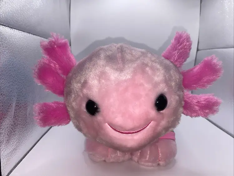 Build a Bear 18" Pink Axolotl Plush with PJ Sleeper Outfit