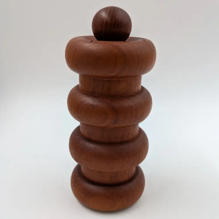 Danish Teak Wood Pepper Mill Shaker Dansk Quistgaard Denmark Vtg MCM Peugeot 897