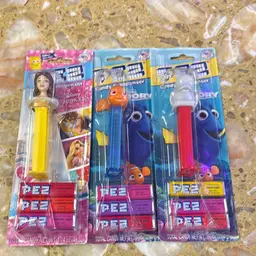 3 Disney Pez Dispensers New In The Package. Belle, Nemo And Bailey