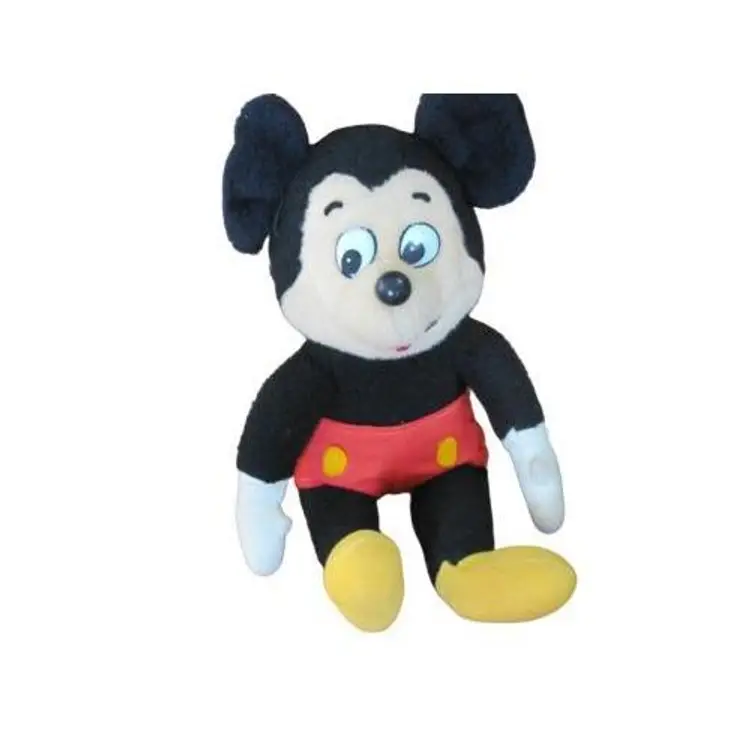 Vtg. Mickey Mouse Knicker Bocker 15" height Stuffed Disney MADE IN USA