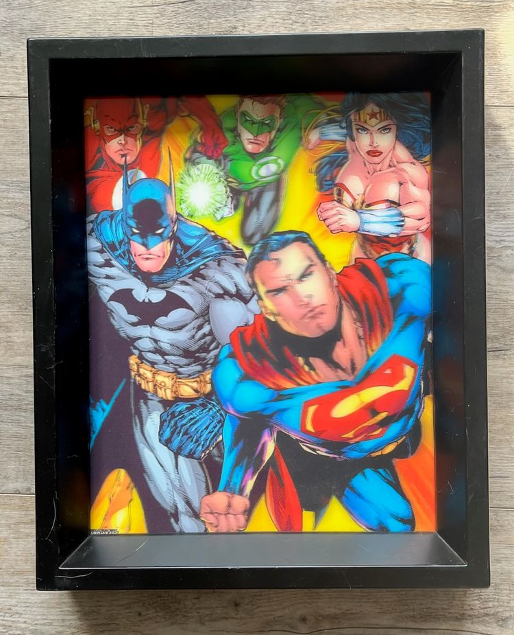 Justice League 3D Holographic Picture 9x11