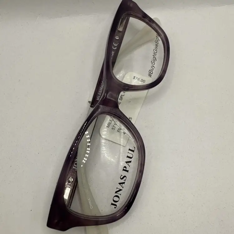 Kid’s Jonas Paul Eyeglasses Blush Tortise 45-15-125 NWT Purple And Light Purple