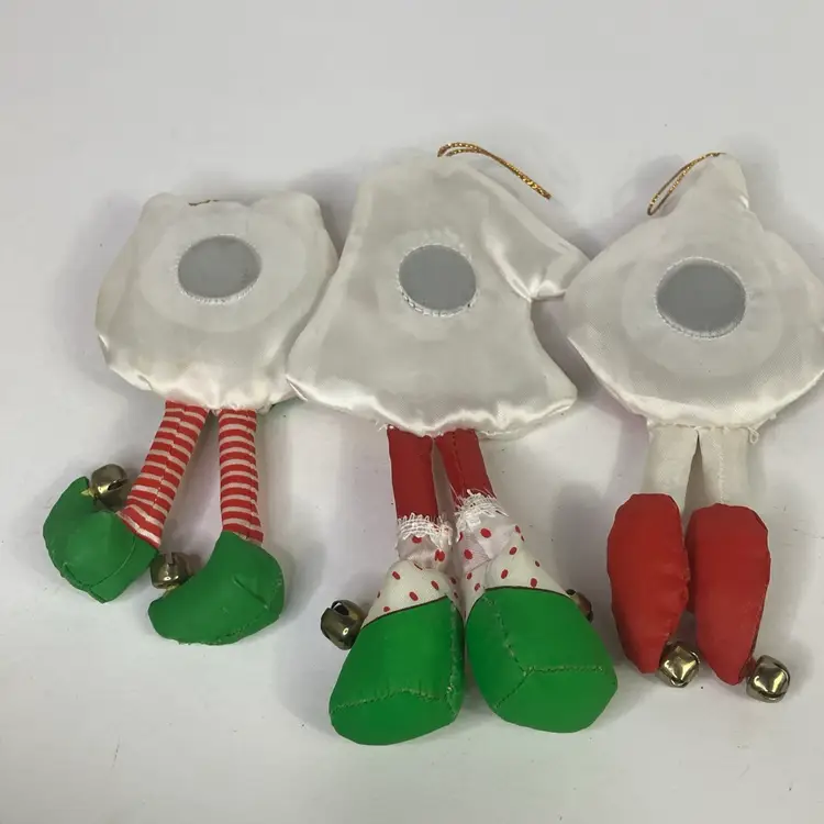 Vintage Avon 1988 Jinglette Christmas Tree Ornament Refrigerator Magnets (3)