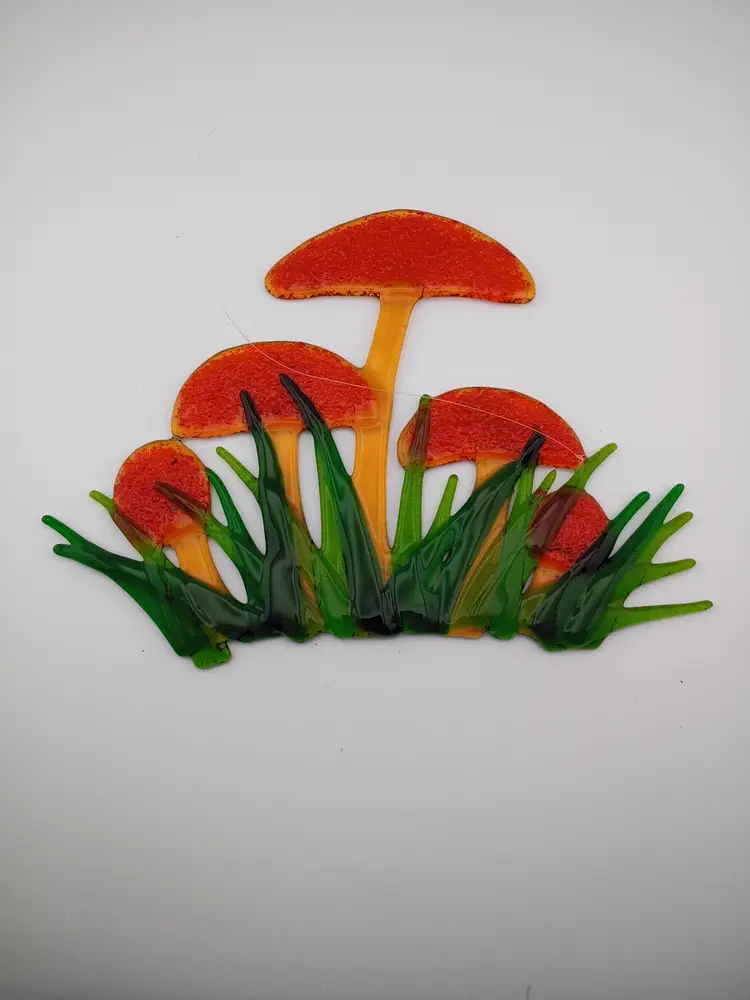 Mushroom suncatcher