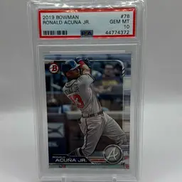 2019 Bowman Acuna Jr. PSA 10