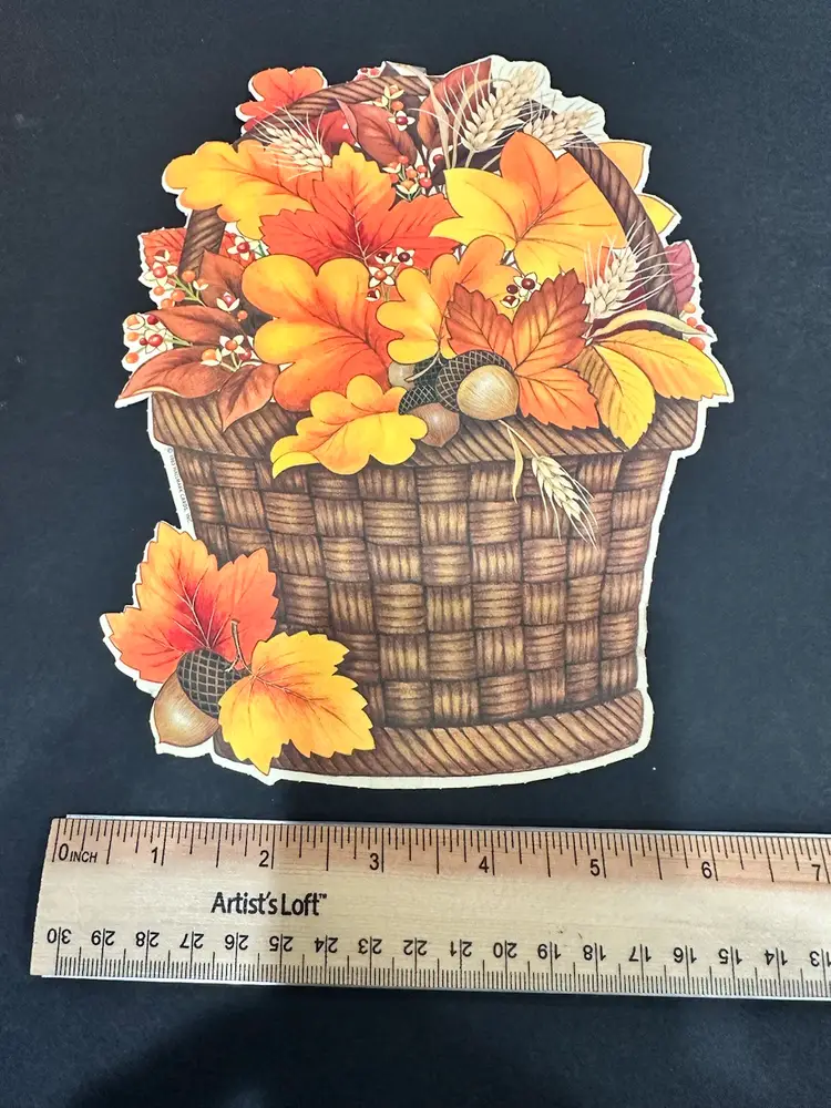 LOT Of 5 THANKSGIVING DECORATION DIE CUTS