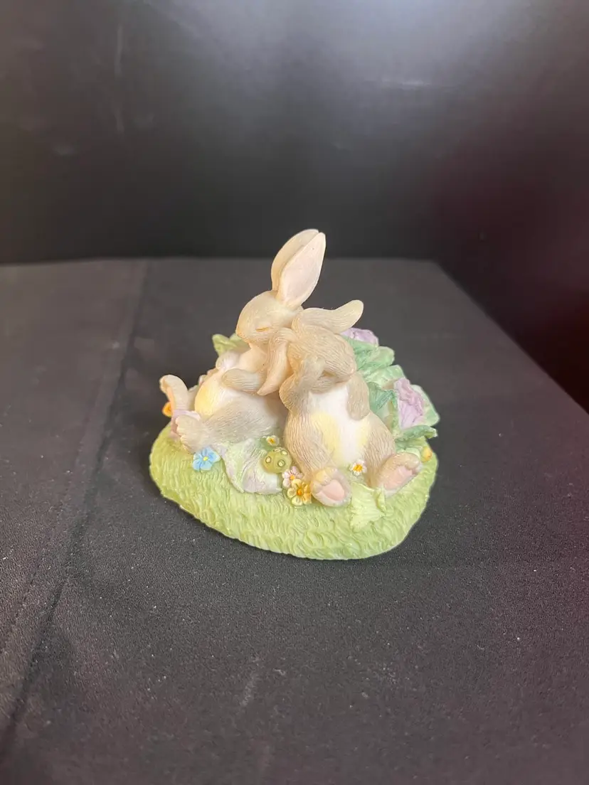 Russ-Nature's Wonder-"Sleeping Bunnies" Figurine