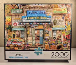 Buffalo Games Brown's General Store 2000 Piece Puzzle Aimee Stewart