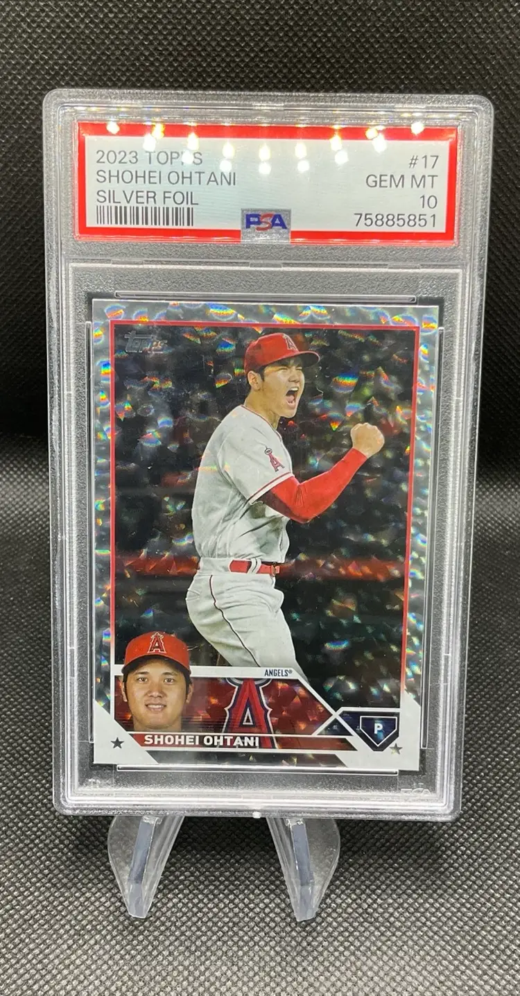SHOHEI OHTANI 2023 Topps Collector Box Foil Board PSA 10- Los Angeles Angels
