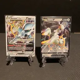 Pokémon TCG Arceus V and VSTAR Set 122 123/172 GameStop UPC Metal Card Holo Rare