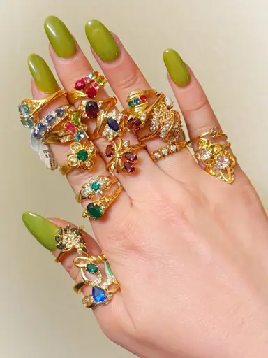 🩷Huge 1980’s New Old Stock Ring Lot 💍 