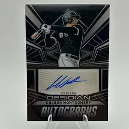 COLSON MONTGOMERY 2023 PANINI CHRONICLES OBSIDIAN AUTOGRAPH