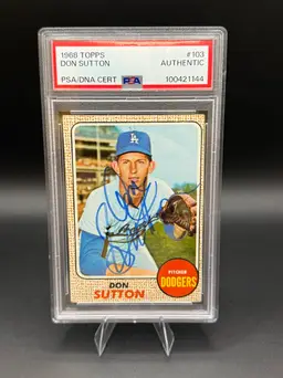 Don Sutton 1968 Topps PSA/DNA Certified Authentic #103