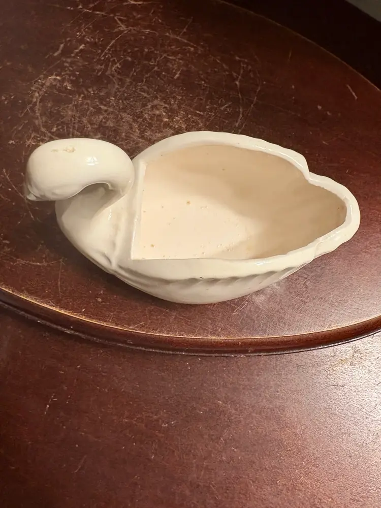 White Swan Trinket Dish