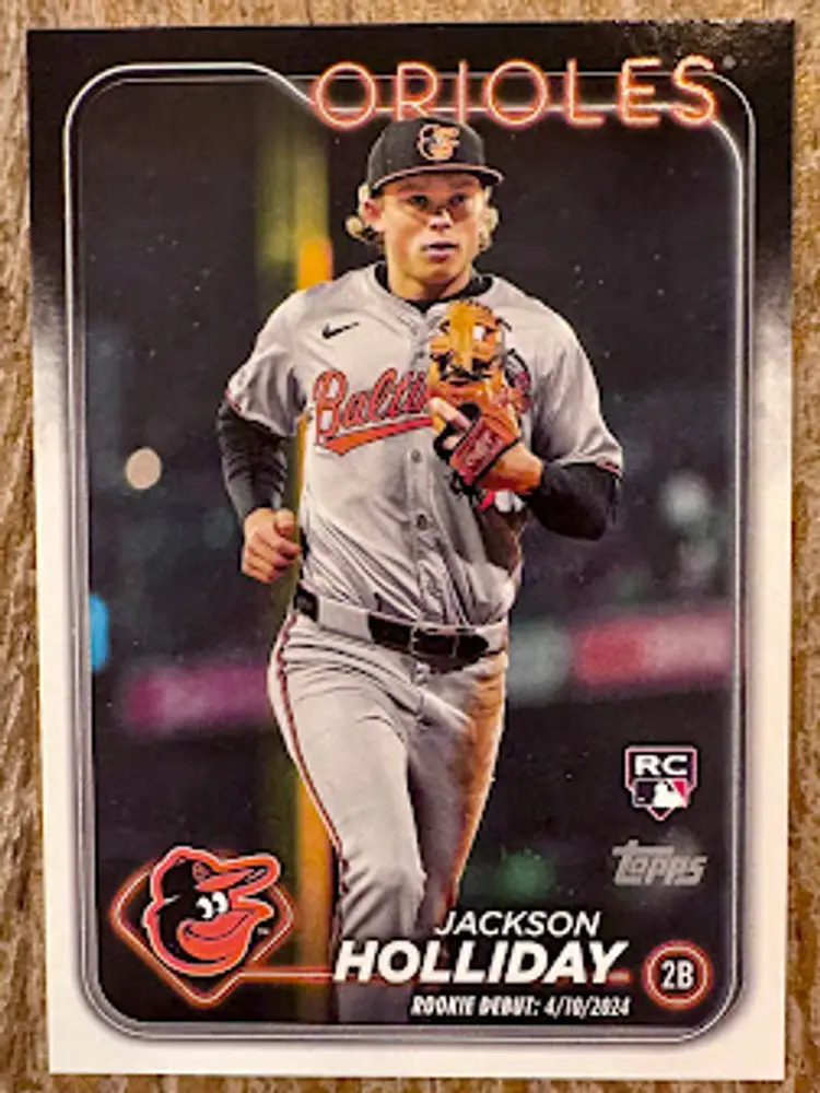 2024 Topps Update Series Jackson Holliday Rookie Debut Rookie Card RC Baltimore Orioles