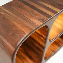 Sculpted Record Cabinet