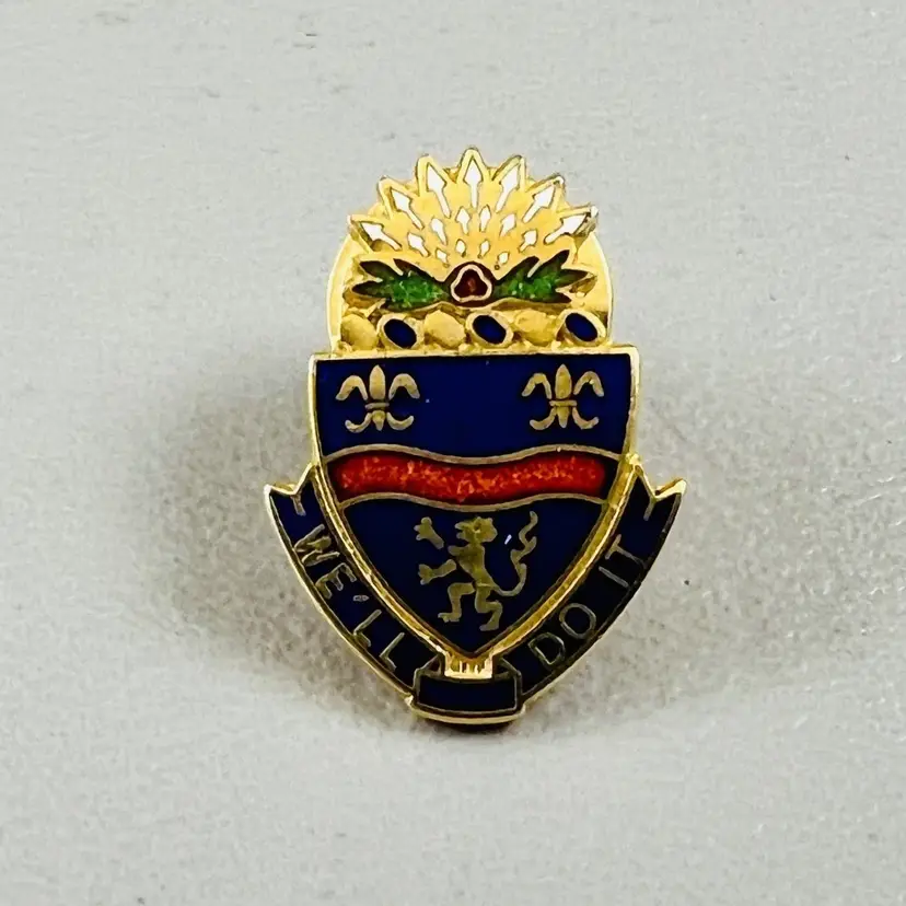 Vintage 148th Infantry US Army Crest We’ll Do It Pin By Barlow 3/4 in