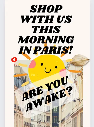 SHoP WITH US IN PARIS!