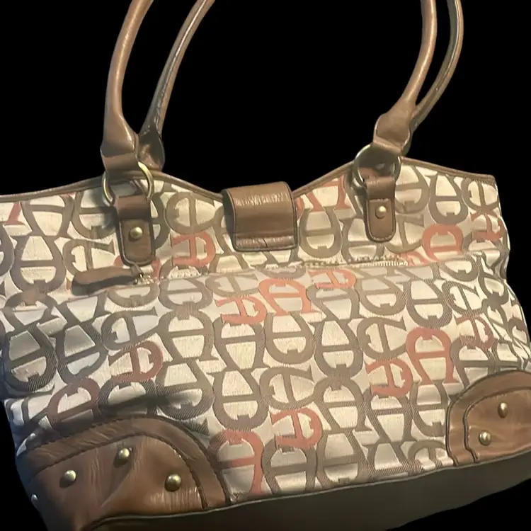 Vintage Etienne Aigner Signature Tote Bag