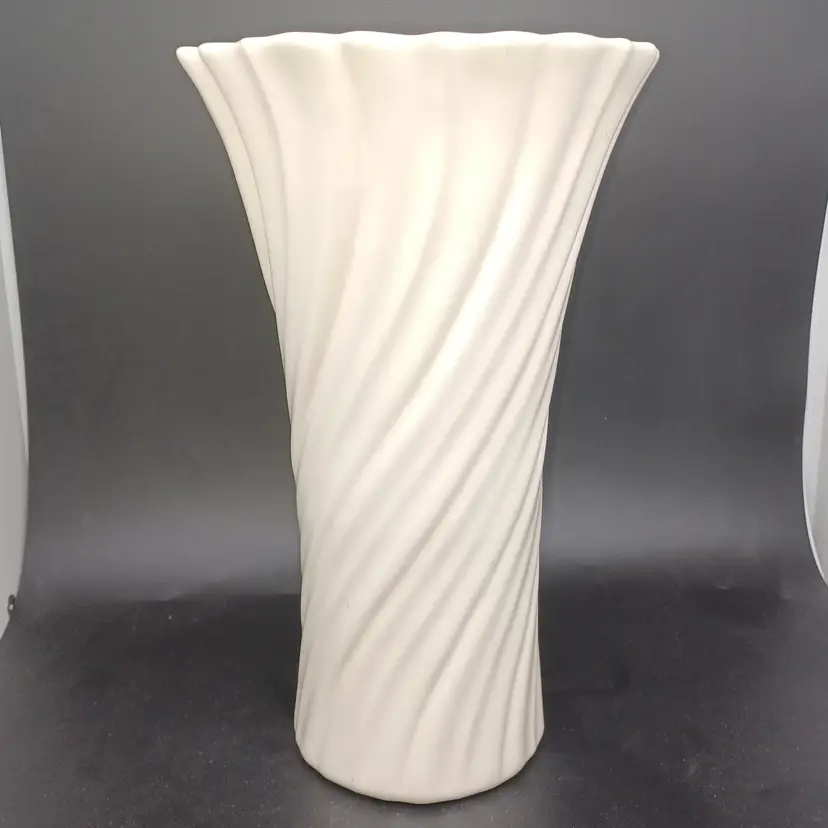 GMB Franciscan Coronado Swirl Footed Vase Catalina Pottery 1934-38