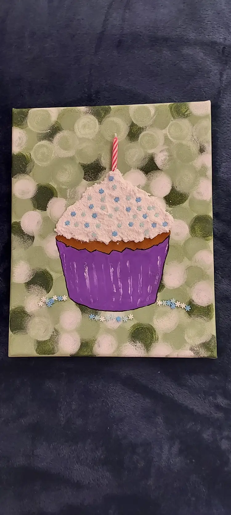 Birthday Cupcake Wall Art