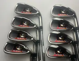 TaylorMade Burner Plus 4-PW, AW - Steel Burner 85 Uniflex +0.5" - Very Good