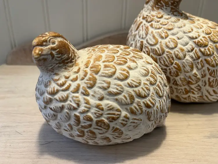 Quail | Partridge Figurines