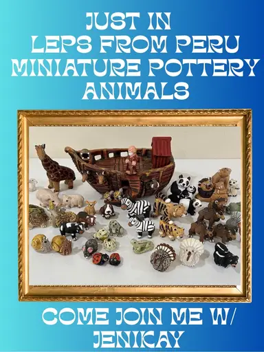 Leps From Peru Miniature. Pottery Animals